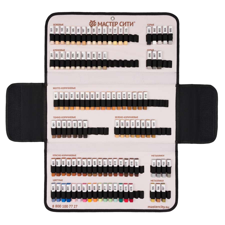 Базовый набор мягких восков в чемодане