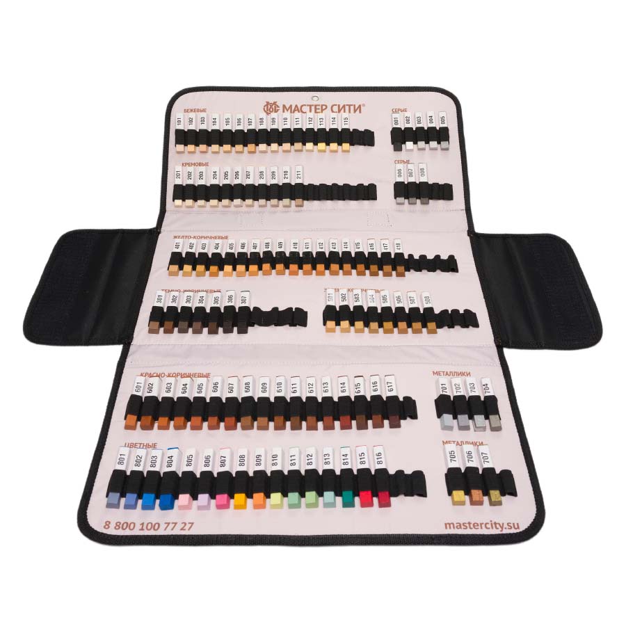 Базовый набор твердых восков в чемодане