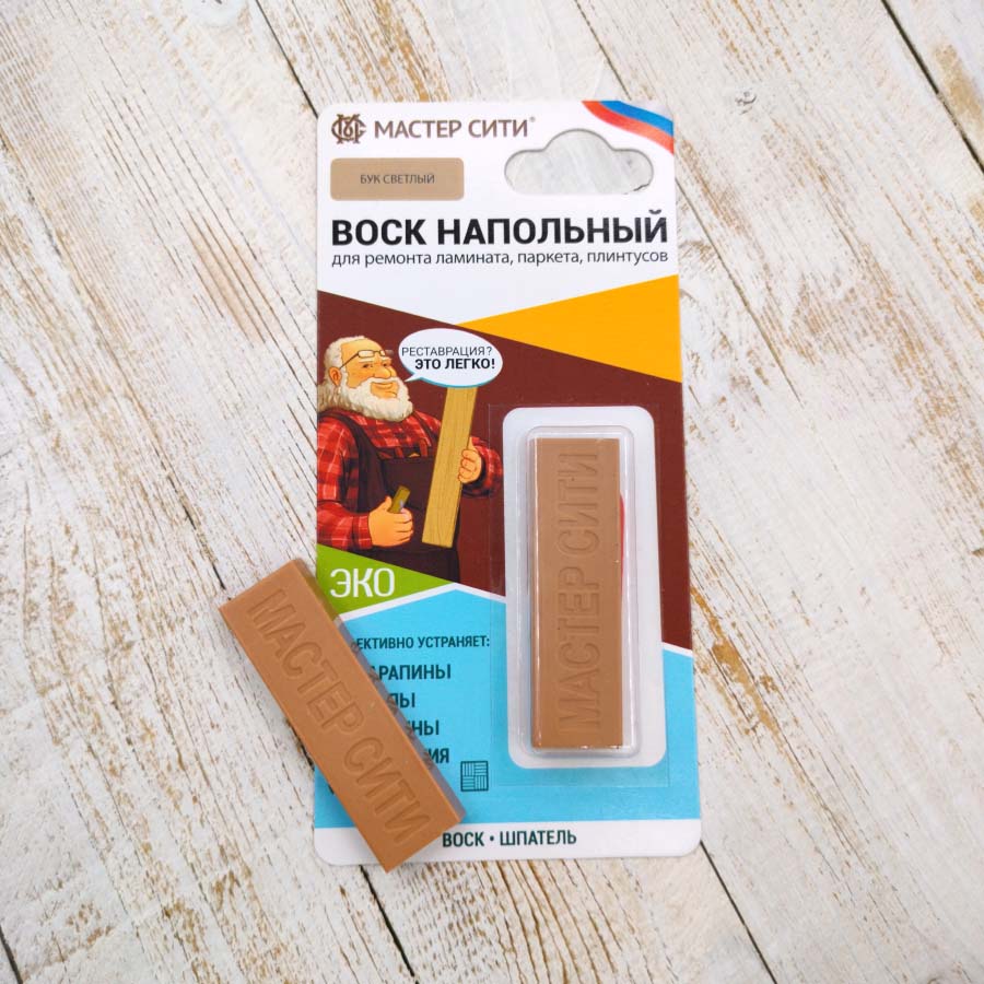 Воск напольный в блистере